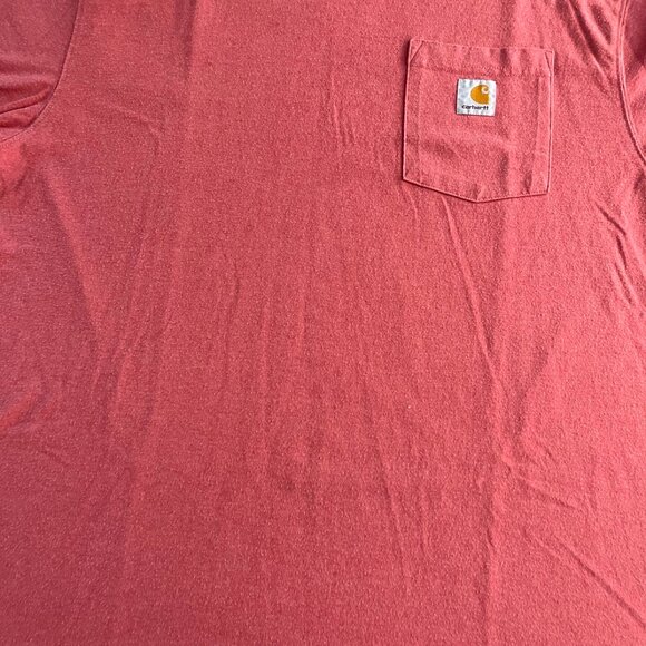 Carhartt Men's T-Shirt, Heavyweight Loose Fit Short Sleeve Crew Neck Pocket Tee - Picture 2 of 6